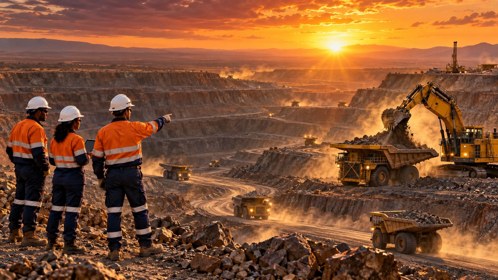Mine landscape